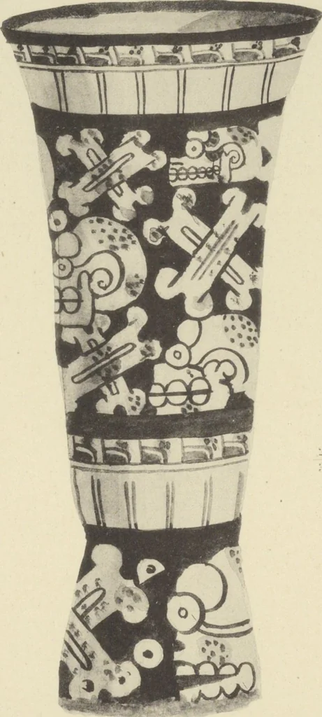 An illustration from Monumentos del arte mexicano antiguo : Ornamentación, mitología, tributos y monumentos : [volume 2] / por el Dr. Antonio Peñafiel, 1890, leaf 126