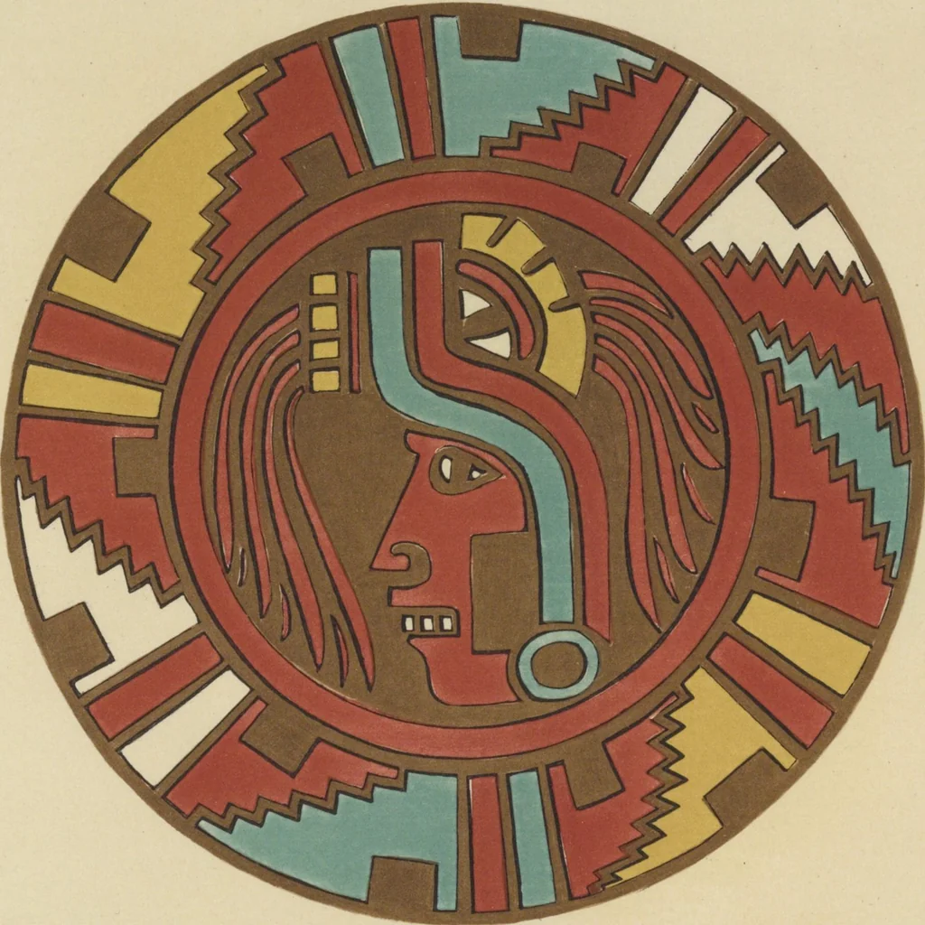 An illustration from Monumentos del arte mexicano antiguo : Ornamentación, mitología, tributos y monumentos : [volume 2] / por el Dr. Antonio Peñafiel, 1890, leaf 134
