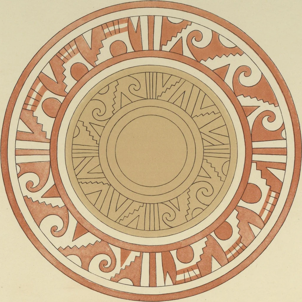 An illustration from Monumentos del arte mexicano antiguo : Ornamentación, mitología, tributos y monumentos : [volume 2] / por el Dr. Antonio Peñafiel, 1890, leaf 136