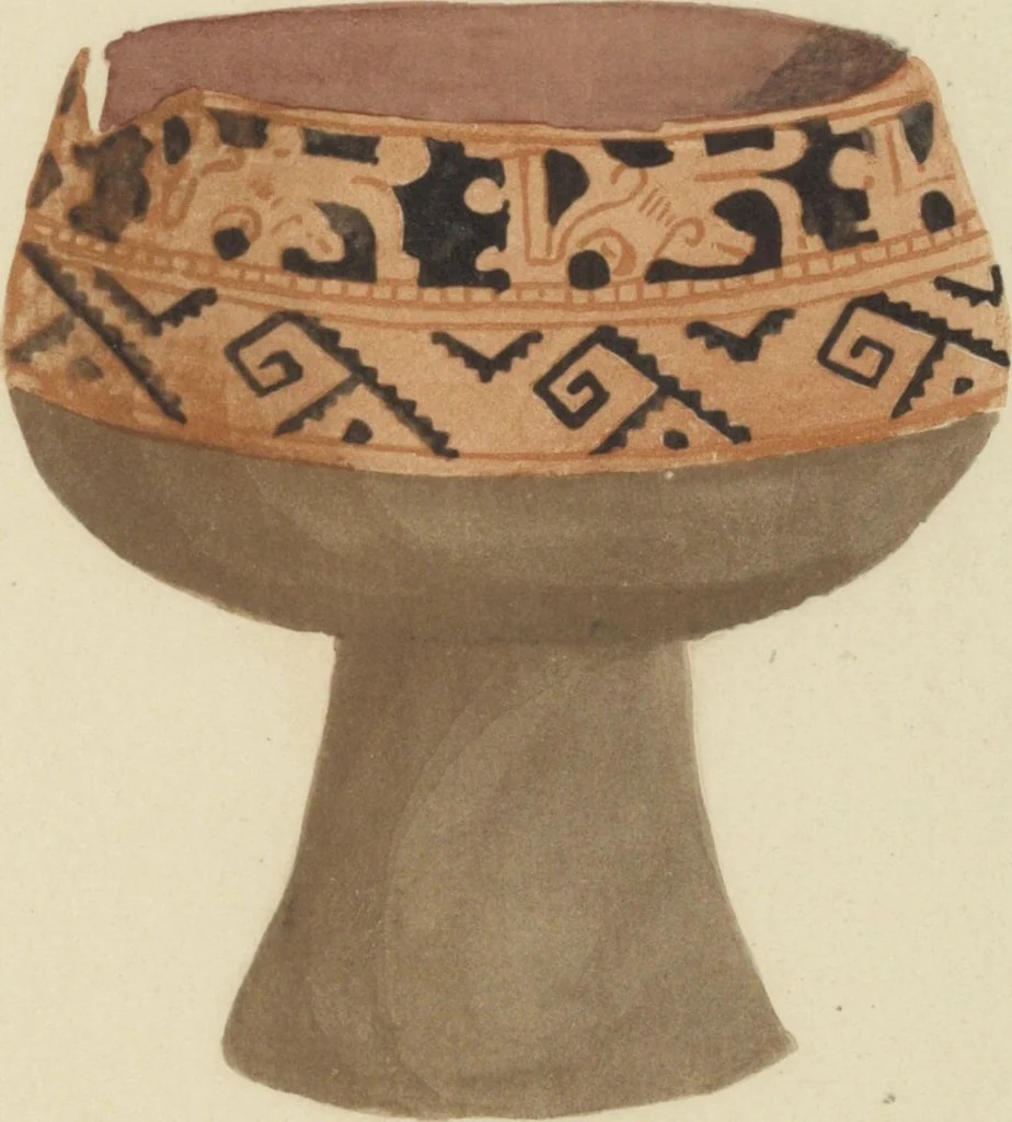An illustration from Monumentos del arte mexicano antiguo : Ornamentación, mitología, tributos y monumentos : [volume 2] / por el Dr. Antonio Peñafiel, 1890, leaf 140