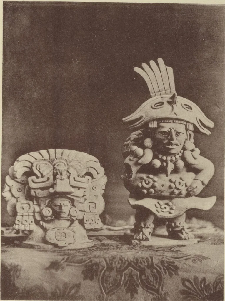 An illustration from Monumentos del arte mexicano antiguo : Ornamentación, mitología, tributos y monumentos : [volume 2] / por el Dr. Antonio Peñafiel, 1890, leaf 146