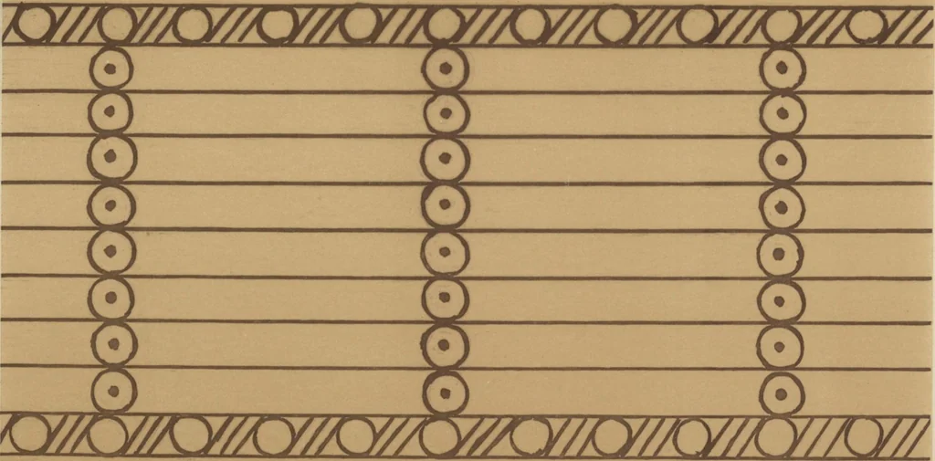 An illustration from Monumentos del arte mexicano antiguo : Ornamentación, mitología, tributos y monumentos : [volume 2] / por el Dr. Antonio Peñafiel, 1890, leaf 16