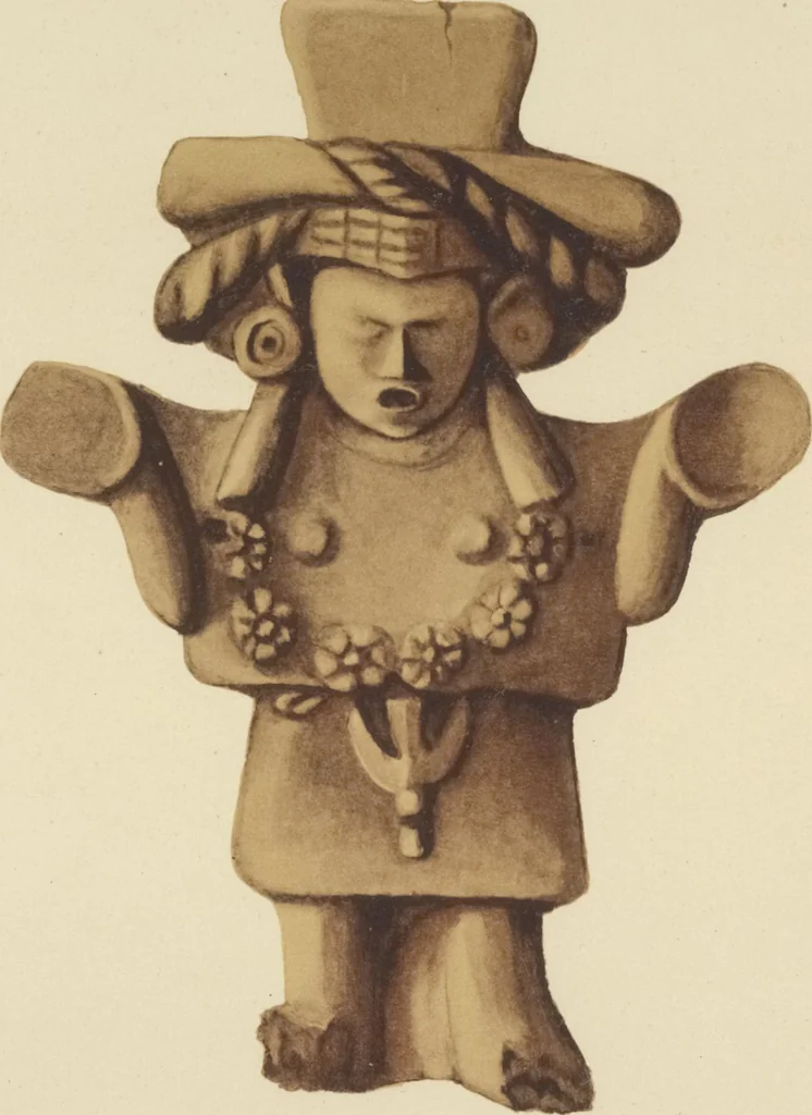 An illustration from Monumentos del arte mexicano antiguo : Ornamentación, mitología, tributos y monumentos : [volume 2] / por el Dr. Antonio Peñafiel, 1890, leaf 178