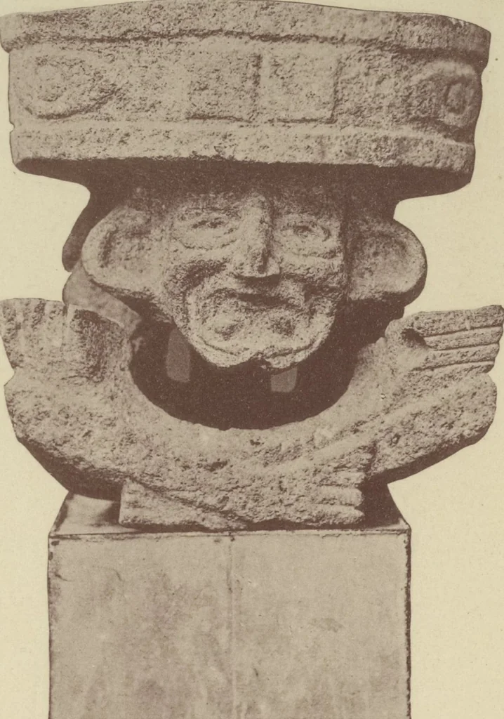 An illustration from Monumentos del arte mexicano antiguo : Ornamentación, mitología, tributos y monumentos : [volume 2] / por el Dr. Antonio Peñafiel, 1890, leaf 182