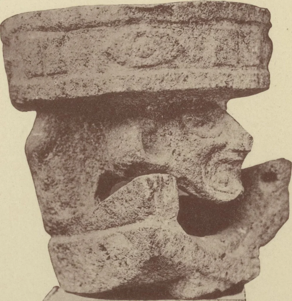An illustration from Monumentos del arte mexicano antiguo : Ornamentación, mitología, tributos y monumentos : [volume 2] / por el Dr. Antonio Peñafiel, 1890, leaf 182