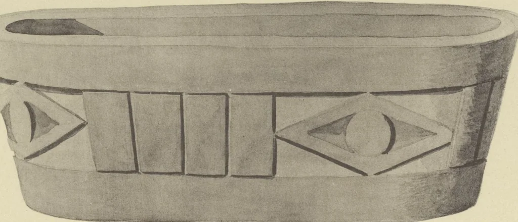 An illustration from Monumentos del arte mexicano antiguo : Ornamentación, mitología, tributos y monumentos : [volume 2] / por el Dr. Antonio Peñafiel, 1890, leaf 184