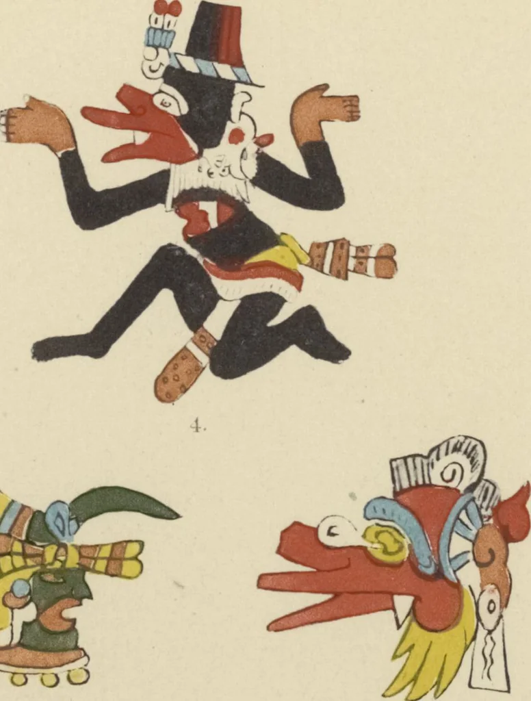 An illustration from Monumentos del arte mexicano antiguo : Ornamentación, mitología, tributos y monumentos : [volume 2] / por el Dr. Antonio Peñafiel, 1890, leaf 190