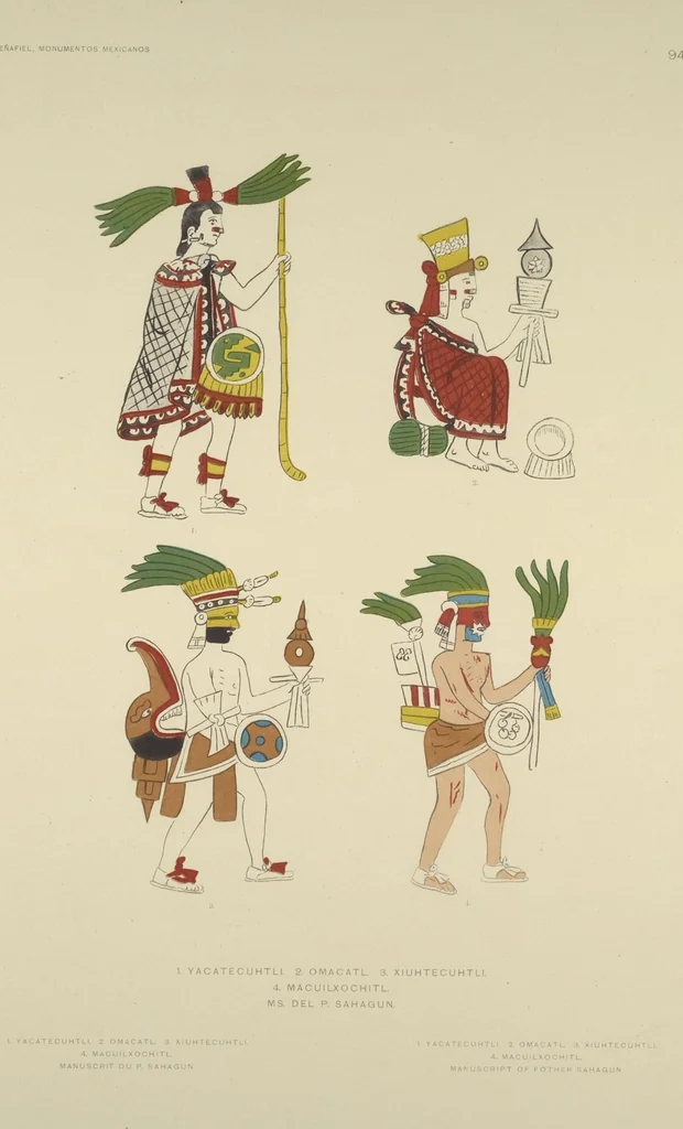 An illustration from Monumentos del arte mexicano antiguo : Ornamentación, mitología, tributos y monumentos : [volume 2] / por el Dr. Antonio Peñafiel, 1890, leaf 198