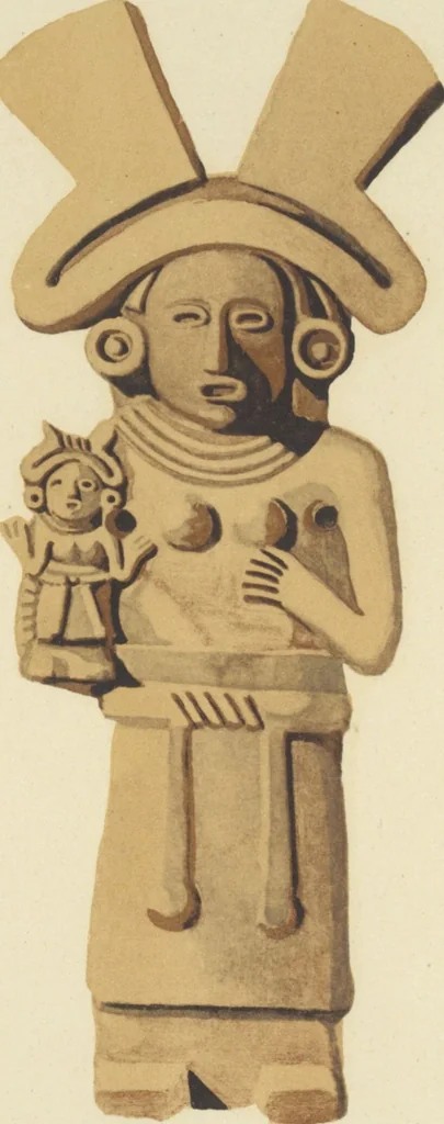 An illustration from Monumentos del arte mexicano antiguo : Ornamentación, mitología, tributos y monumentos : [volume 2] / por el Dr. Antonio Peñafiel, 1890, leaf 216