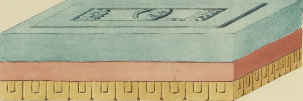 An illustration from Monumentos del arte mexicano antiguo : Ornamentación, mitología, tributos y monumentos : [volume 2] / por el Dr. Antonio Peñafiel, 1890, leaf 264