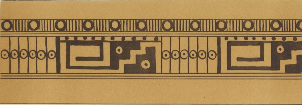 An illustration from Monumentos del arte mexicano antiguo : Ornamentación, mitología, tributos y monumentos : [volume 2] / por el Dr. Antonio Peñafiel, 1890, leaf 28