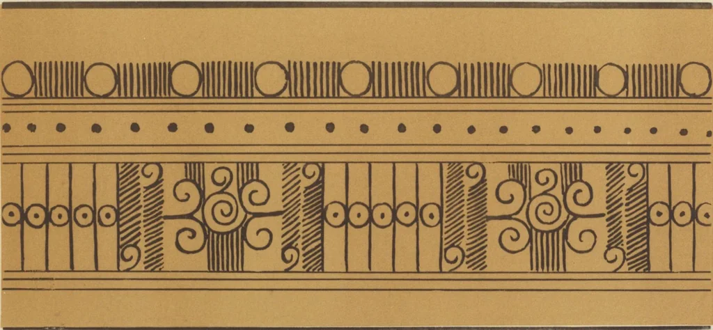 An illustration from Monumentos del arte mexicano antiguo : Ornamentación, mitología, tributos y monumentos : [volume 2] / por el Dr. Antonio Peñafiel, 1890, leaf 28