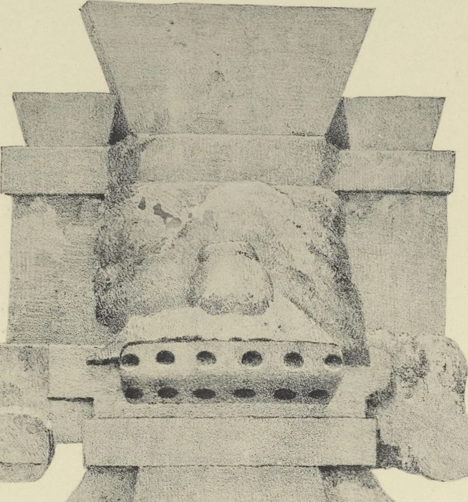 An illustration from Monumentos del arte mexicano antiguo : Ornamentación, mitología, tributos y monumentos : [volume 2] / por el Dr. Antonio Peñafiel, 1890, leaf 292