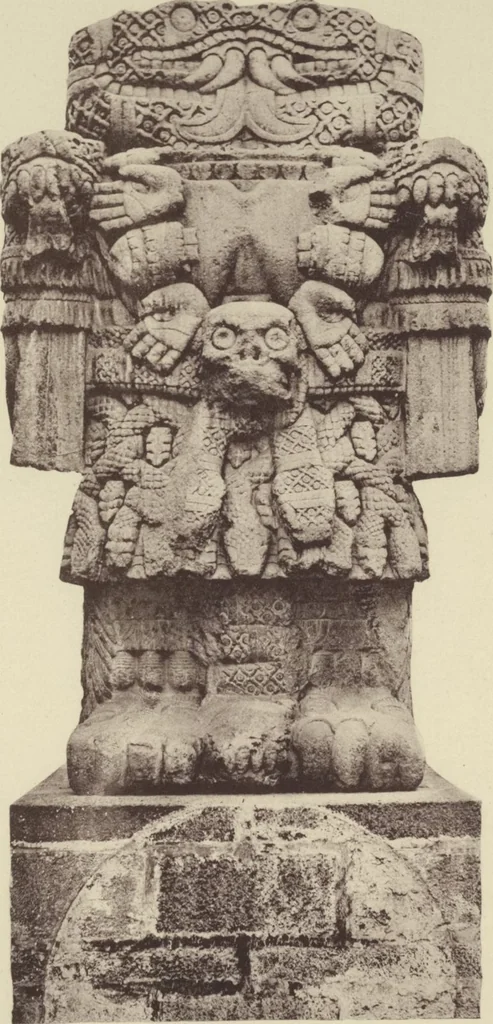 An illustration from Monumentos del arte mexicano antiguo : Ornamentación, mitología, tributos y monumentos : [volume 2] / por el Dr. Antonio Peñafiel, 1890, leaf 296