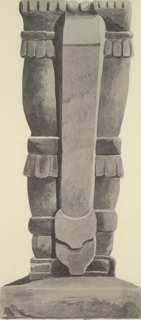 An illustration from Monumentos del arte mexicano antiguo : Ornamentación, mitología, tributos y monumentos : [volume 2] / por el Dr. Antonio Peñafiel, 1890, leaf 320