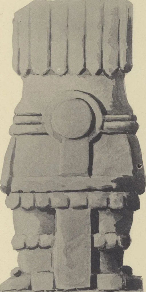 An illustration from Monumentos del arte mexicano antiguo : Ornamentación, mitología, tributos y monumentos : [volume 2] / por el Dr. Antonio Peñafiel, 1890, leaf 340