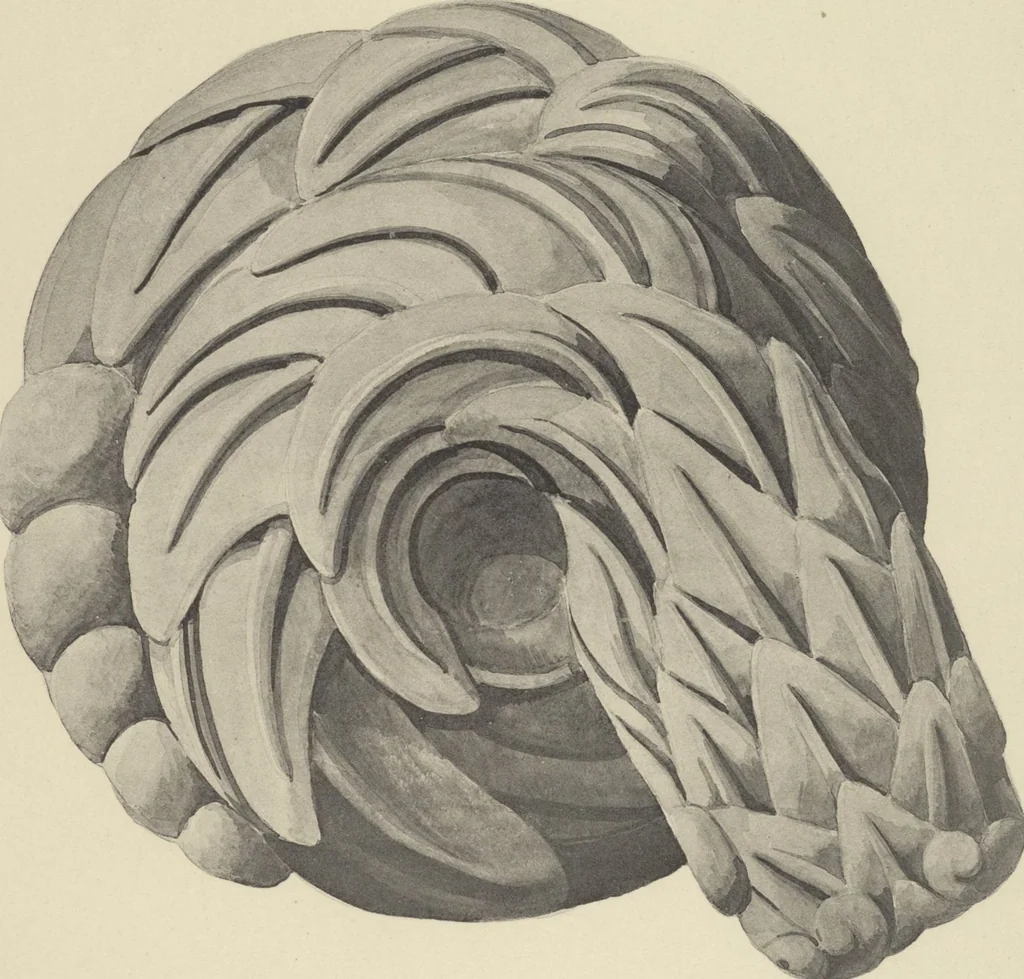 An illustration from Monumentos del arte mexicano antiguo : Ornamentación, mitología, tributos y monumentos : [volume 2] / por el Dr. Antonio Peñafiel, 1890, leaf 352