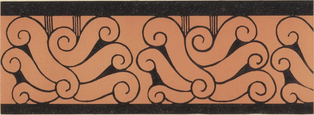 An illustration from Monumentos del arte mexicano antiguo : Ornamentación, mitología, tributos y monumentos : [volume 2] / por el Dr. Antonio Peñafiel, 1890, leaf 42