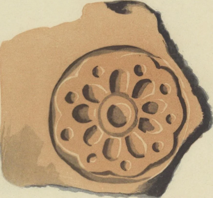An illustration from Monumentos del arte mexicano antiguo : Ornamentación, mitología, tributos y monumentos : [volume 2] / por el Dr. Antonio Peñafiel, 1890, leaf 8
