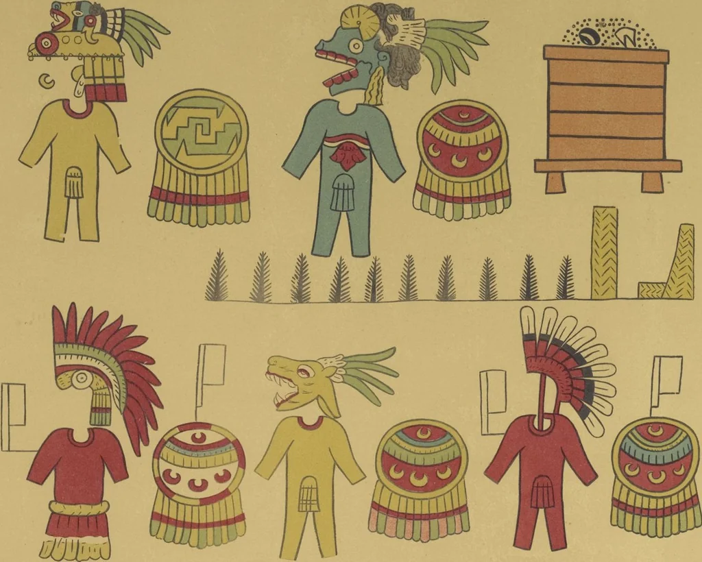 An illustration from Monumentos del arte mexicano antiguo : Ornamentación, mitología, tributos y monumentos : [volume 3] / por el Dr. Antonio Peñafiel, 1890, leaf 138