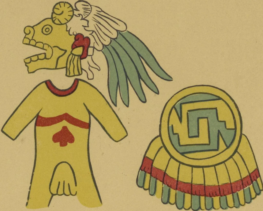 An illustration from Monumentos del arte mexicano antiguo : Ornamentación, mitología, tributos y monumentos : [volume 3] / por el Dr. Antonio Peñafiel, 1890, leaf 154