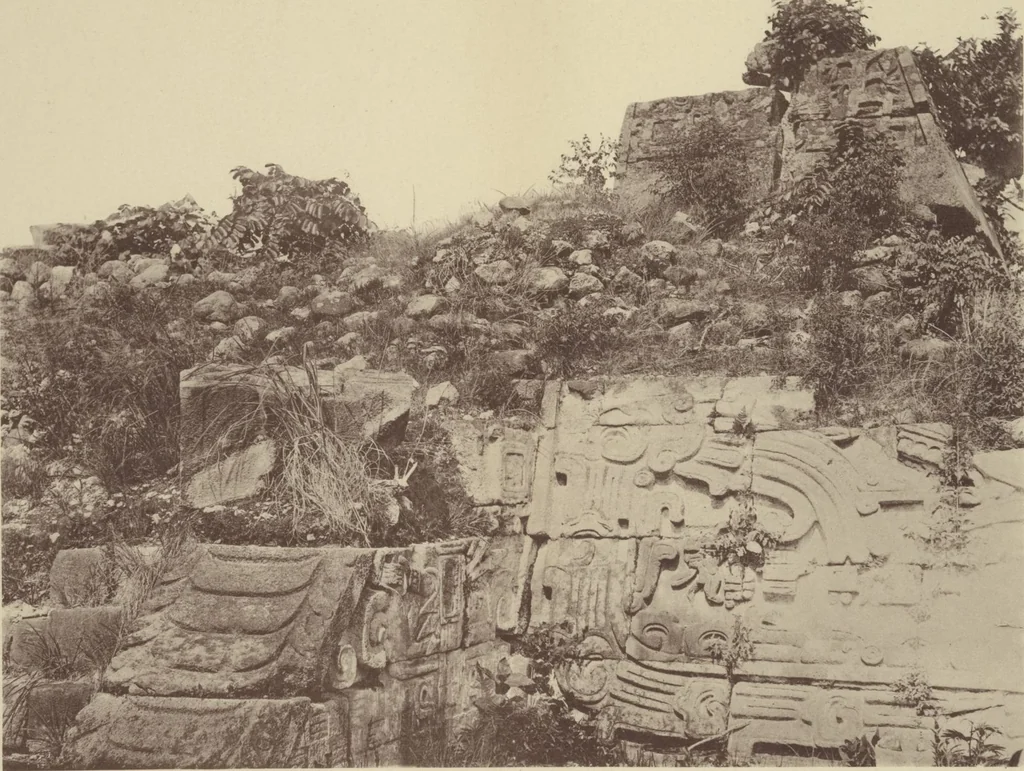 An illustration from Monumentos del arte mexicano antiguo : Ornamentación, mitología, tributos y monumentos : [volume 3] / por el Dr. Antonio Peñafiel, 1890, leaf 16