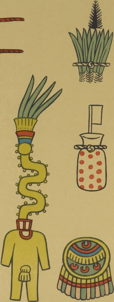 An illustration from Monumentos del arte mexicano antiguo : Ornamentación, mitología, tributos y monumentos : [volume 3] / por el Dr. Antonio Peñafiel, 1890, leaf 168