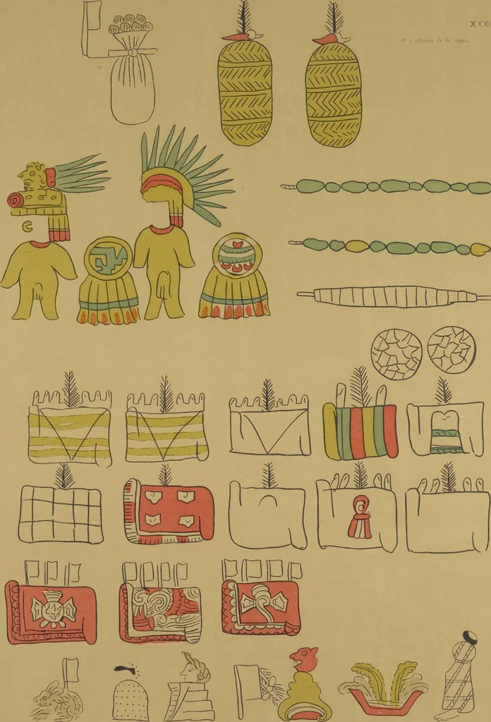 An illustration from Monumentos del arte mexicano antiguo : Ornamentación, mitología, tributos y monumentos : [volume 3] / por el Dr. Antonio Peñafiel, 1890, leaf 190