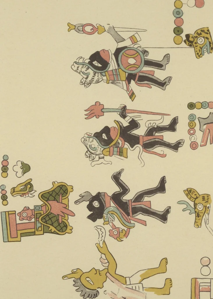 An illustration from Monumentos del arte mexicano antiguo : Ornamentación, mitología, tributos y monumentos : [volume 3] / por el Dr. Antonio Peñafiel, 1890, leaf 198