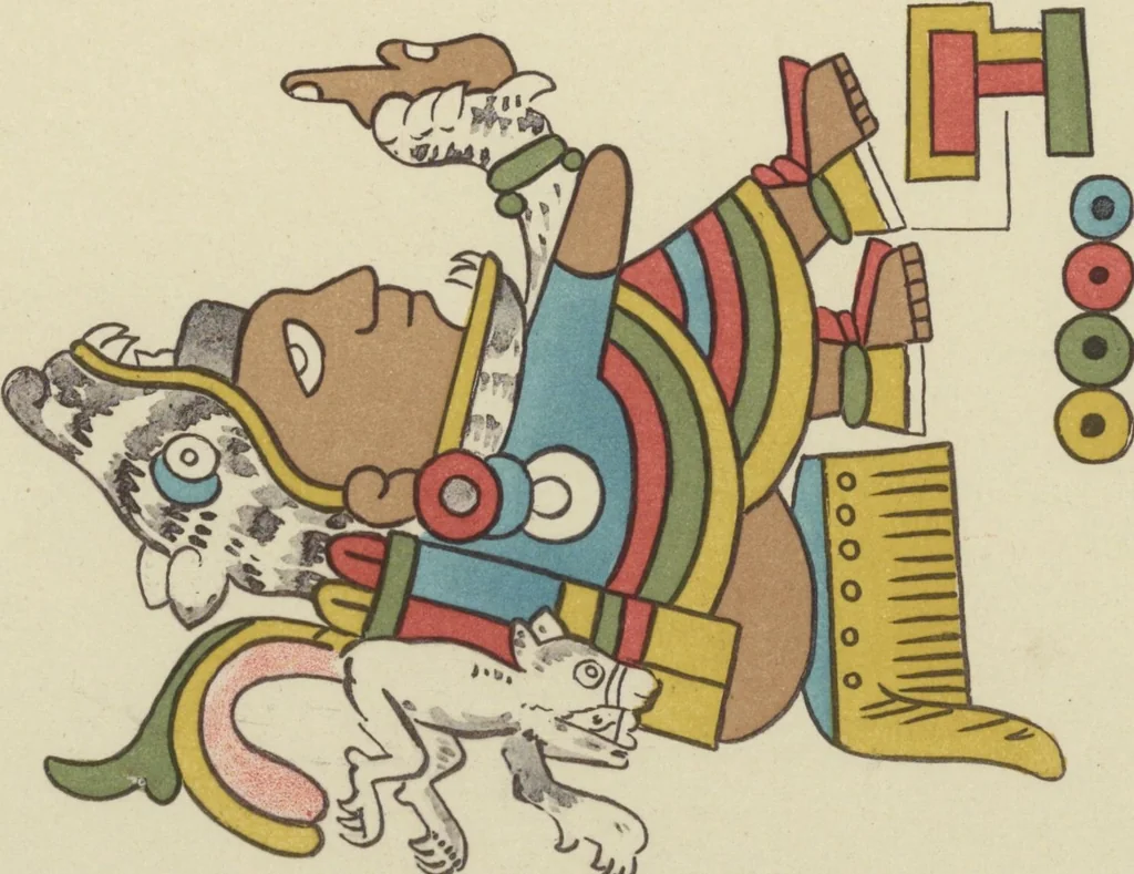 An illustration from Monumentos del arte mexicano antiguo : Ornamentación, mitología, tributos y monumentos : [volume 3] / por el Dr. Antonio Peñafiel, 1890, leaf 216