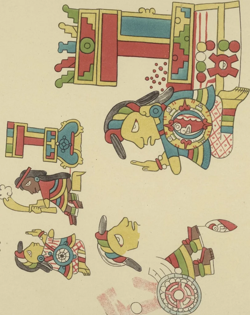 An illustration from Monumentos del arte mexicano antiguo : Ornamentación, mitología, tributos y monumentos : [volume 3] / por el Dr. Antonio Peñafiel, 1890, leaf 224