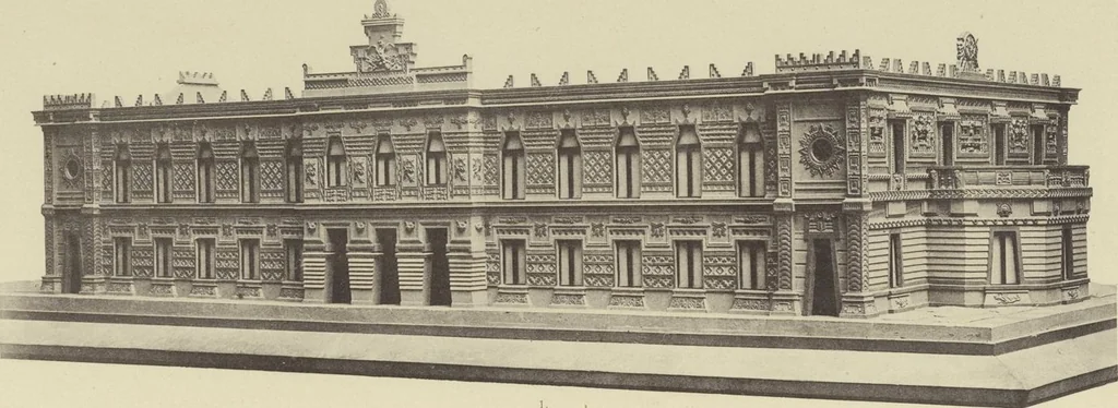 An illustration from Monumentos del arte mexicano antiguo : Ornamentación, mitología, tributos y monumentos : [volume 3] / por el Dr. Antonio Peñafiel, 1890, leaf 258