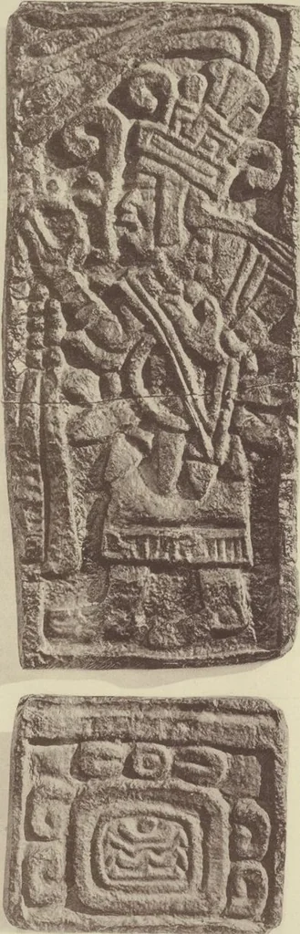 An illustration from Monumentos del arte mexicano antiguo : Ornamentación, mitología, tributos y monumentos : [volume 3] / por el Dr. Antonio Peñafiel, 1890, leaf 268