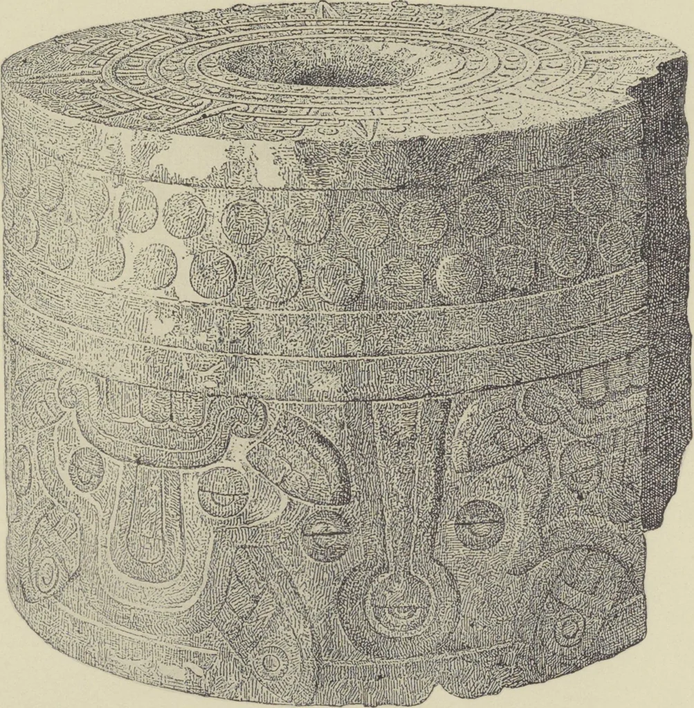 An illustration from Monumentos del arte mexicano antiguo : Ornamentación, mitología, tributos y monumentos : [volume 3] / por el Dr. Antonio Peñafiel, 1890, leaf 278