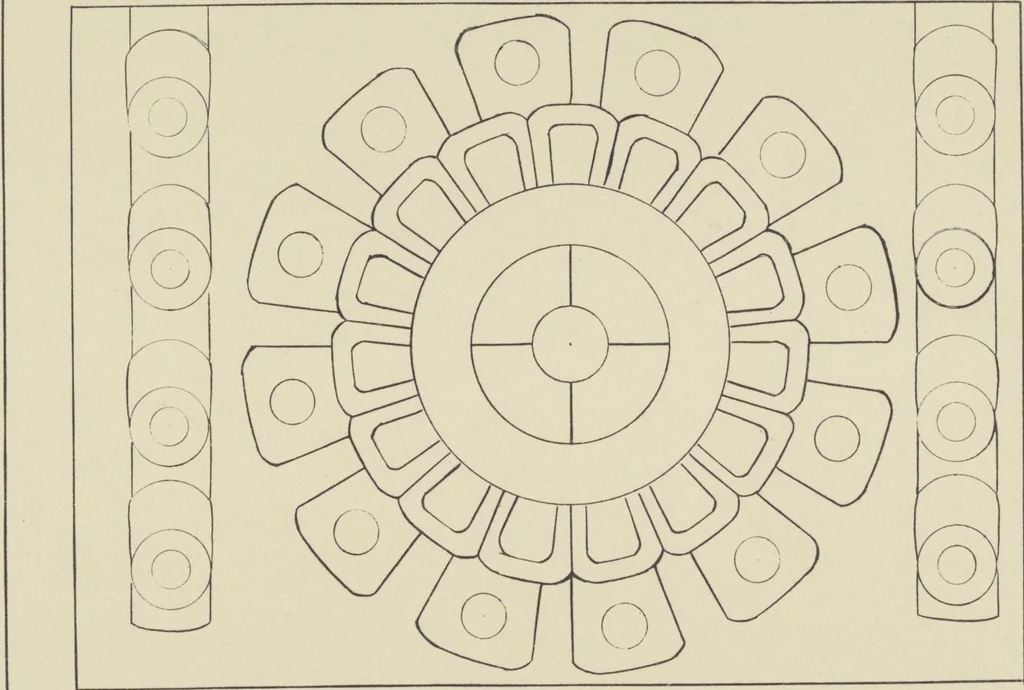 An illustration from Monumentos del arte mexicano antiguo : Ornamentación, mitología, tributos y monumentos : [volume 3] / por el Dr. Antonio Peñafiel, 1890, leaf 286