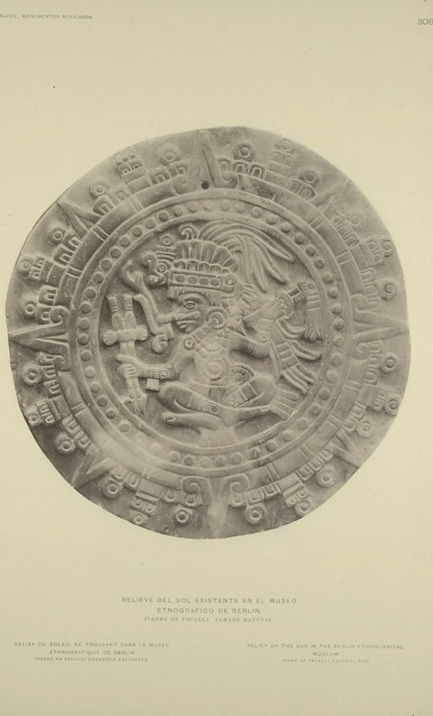 An illustration from Monumentos del arte mexicano antiguo : Ornamentación, mitología, tributos y monumentos : [volume 3] / por el Dr. Antonio Peñafiel, 1890, leaf 294