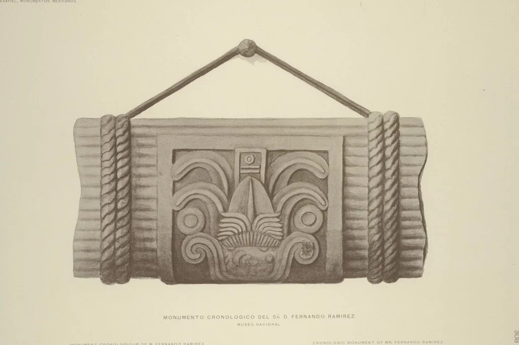An illustration from Monumentos del arte mexicano antiguo : Ornamentación, mitología, tributos y monumentos : [volume 3] / por el Dr. Antonio Peñafiel, 1890, leaf 298