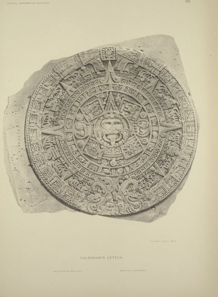 An illustration from Monumentos del arte mexicano antiguo : Ornamentación, mitología, tributos y monumentos : [volume 3] / por el Dr. Antonio Peñafiel, 1890, leaf 306