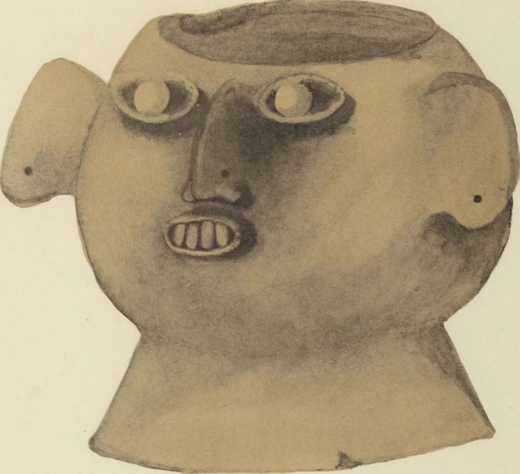 An illustration from Monumentos del arte mexicano antiguo : Ornamentación, mitología, tributos y monumentos : [volume 3] / por el Dr. Antonio Peñafiel, 1890, leaf 82