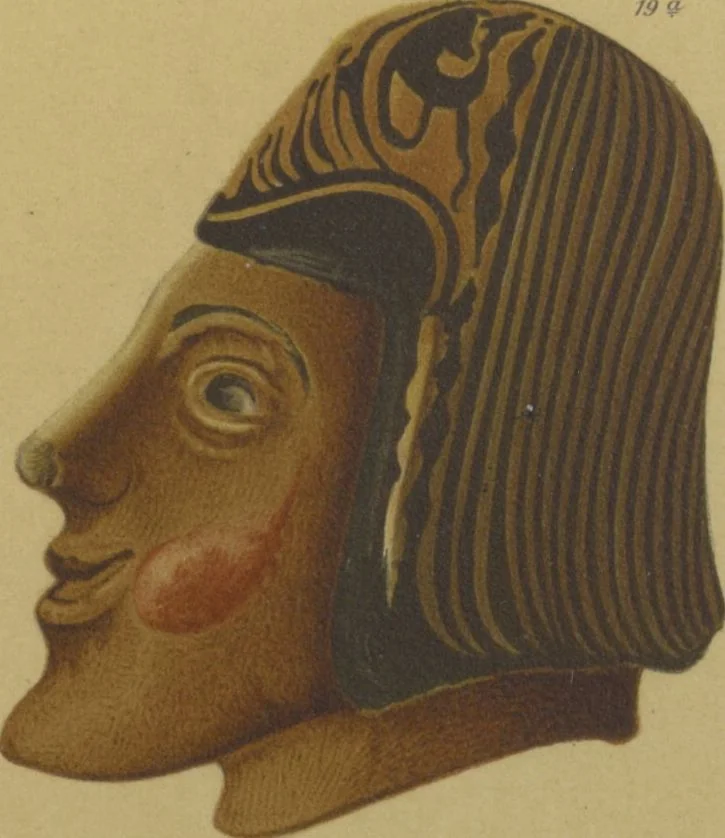An illustration from Kultur und Industrie südamerikanischer Völker : nach dem im Besitze des Museums für Völkerkunde zu Leipzig befindlichen Sammlungen : [volume 1] / von A. Stübel, W. Reiss und B. Koppel ; Text und Beschreibung der Tafeln von Max Uhle, 1889, leaf 100
