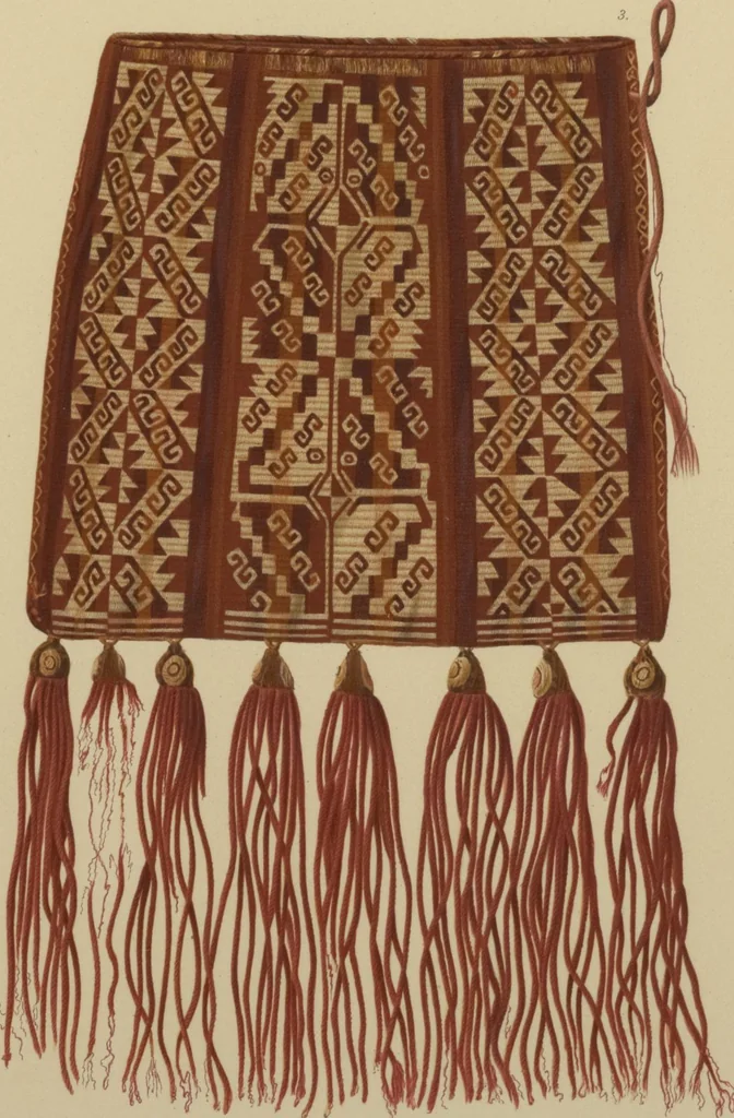 An illustration from Kultur und Industrie südamerikanischer Völker : nach dem im Besitze des Museums für Völkerkunde zu Leipzig befindlichen Sammlungen : [volume 1] / von A. Stübel, W. Reiss und B. Koppel ; Text und Beschreibung der Tafeln von Max Uhle, 1889, leaf 236