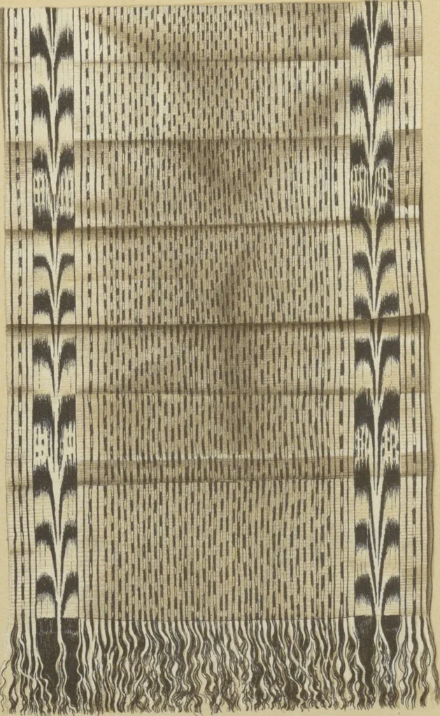 An illustration from Kultur und Industrie südamerikanischer Völker : nach dem im Besitze des Museums für Völkerkunde zu Leipzig befindlichen Sammlungen : [volume 2] / von A. Stübel, W. Reiss und B. Koppel ; Text und Beschreibung der Tafeln von Max Uhle, 1889, leaf 76