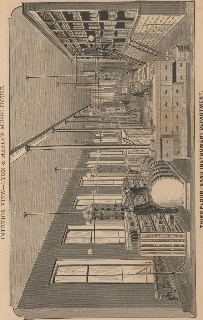 An illustration from Illustrated price list of band instruments : for sale by Lyon & Healy, Chicago, 1878, leaf 57