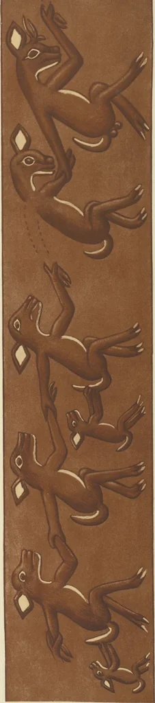 An illustration from Ancient Peruvian art : contributions to the archaeology of the empire of the Incas : [volume 1] / from his collections, by Arthur Baessler tr. by A.H. Keane ., 1902, leaf 127