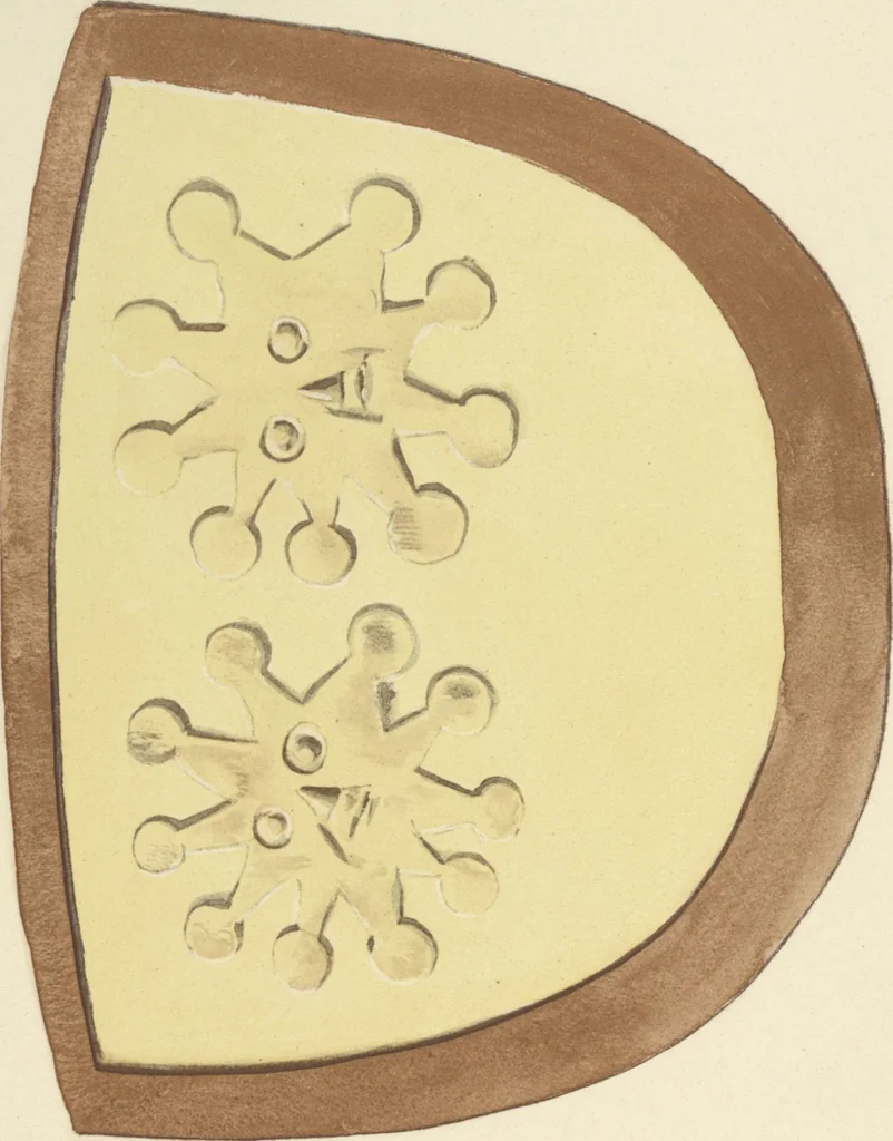 An illustration from Ancient Peruvian art : contributions to the archaeology of the empire of the Incas : [volume 2] / from his collections, by Arthur Baessler tr. by A.H. Keane ., 1902, leaf 37