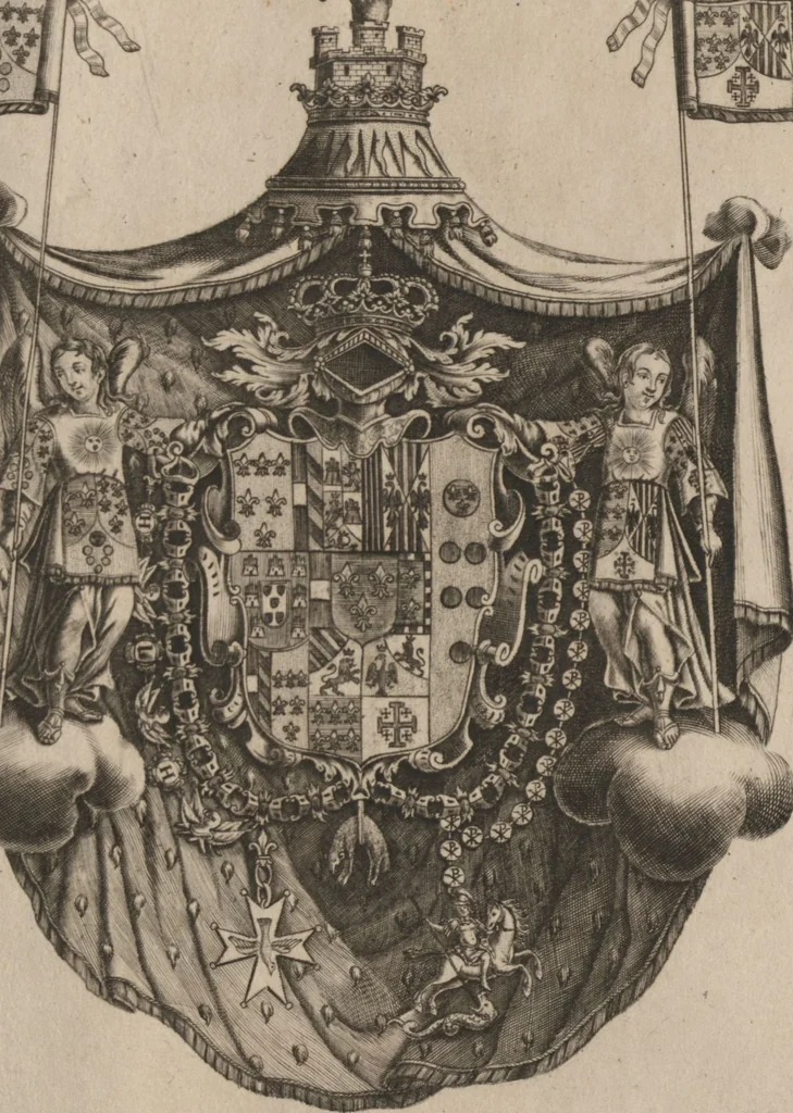 An illustration from Disegni intagliati in rame di pitture antiche ritrovate nelle scavazioni di Resina, 1746, leaf 103