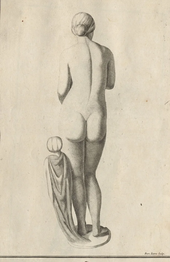 An illustration from Disegni intagliati in rame di pitture antiche ritrovate nelle scavazioni di Resina, 1746, leaf 19