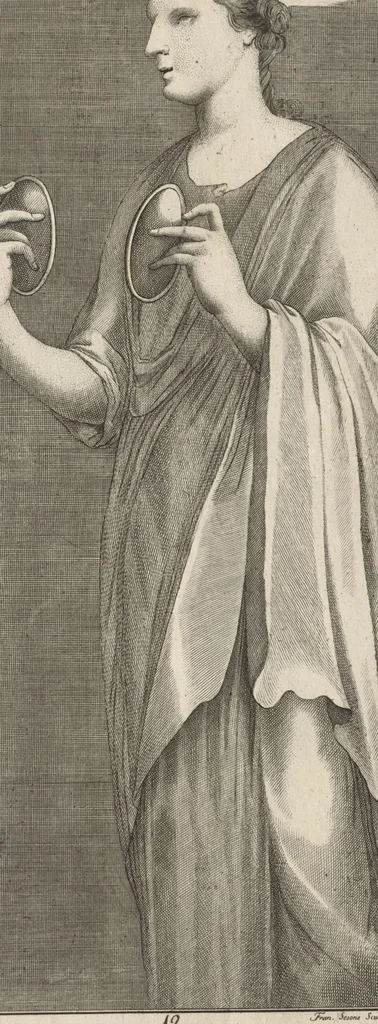 An illustration from Disegni intagliati in rame di pitture antiche ritrovate nelle scavazioni di Resina, 1746, leaf 24