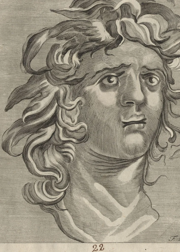 An illustration from Disegni intagliati in rame di pitture antiche ritrovate nelle scavazioni di Resina, 1746, leaf 34
