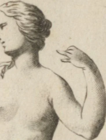 An illustration from Disegni intagliati in rame di pitture antiche ritrovate nelle scavazioni di Resina, 1746, leaf 72